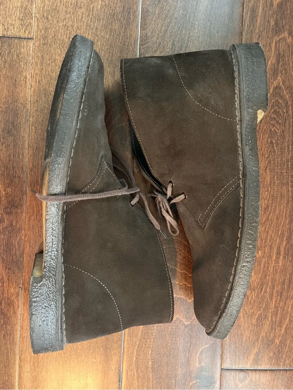 Men's Brown Suede Desert Boots M11.5